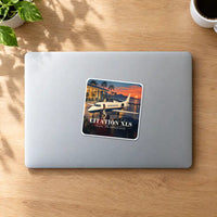 Thumbnail for Cessna Citation XLS - 3D - Square Sticker - MacBook