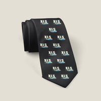 Thumbnail for Cessna Citation XLS - Cartoon Pattern - Tie - Black