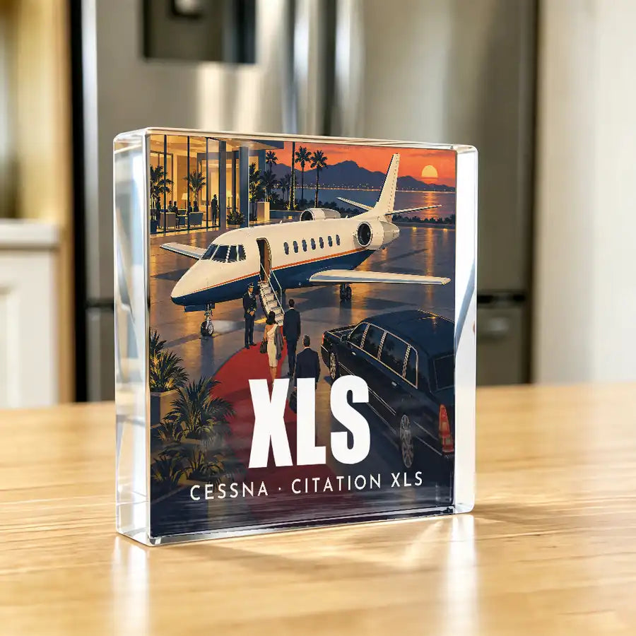 Cessna Citation XLS - Crystal Ornament - 3D - Kitchen