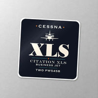 Thumbnail for Cessna Citation XLS - Heritage - Square Sticker - Close-up