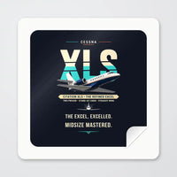 Thumbnail for Cessna Citation XLS - Original - Square Sticker - Peel