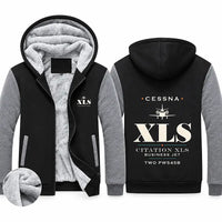 Thumbnail for Cessna Citation XLS Zipped Sweatshirts - Heritage - Black & Gray