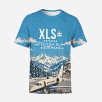 Thumbnail for Cessna Citation XLSPlus 3D All-Over Print Clothing - T-Shirt - 3D + Name