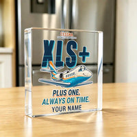Thumbnail for Cessna Citation XLSPlus - Crystal Ornament - Cartoon + Name - Kitchen
