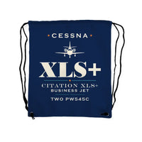 Thumbnail for Cessna Citation XLSPlus - Drawstring Bag - Heritage - Dark Blue