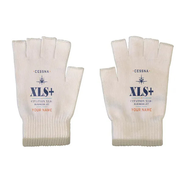 Cessna Citation XLSPlus - Gloves - Cut - Heritage + Name - Beige