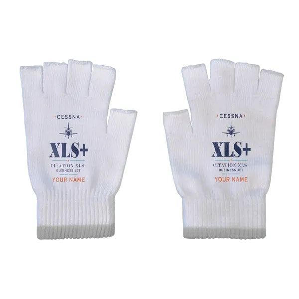 Cessna Citation XLSPlus - Gloves - Cut - Heritage + Name - Light Gray