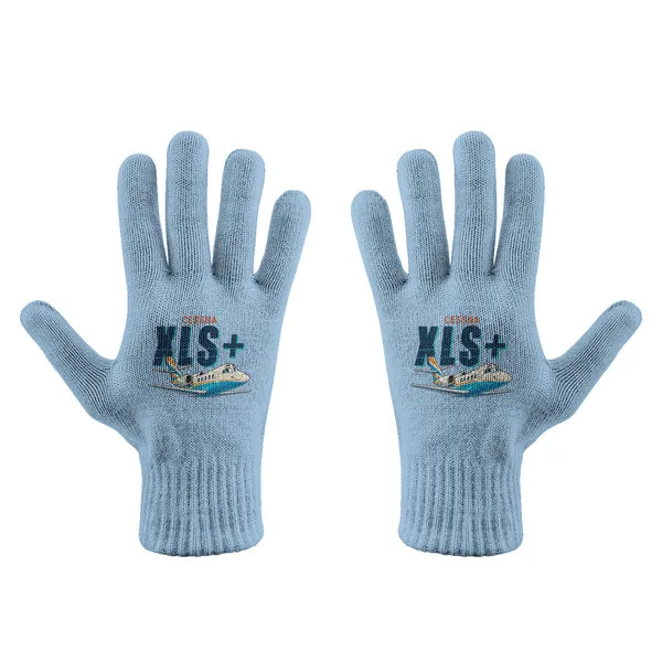 Cessna Citation XLSPlus - Gloves - Full - Cartoon - Light Blue