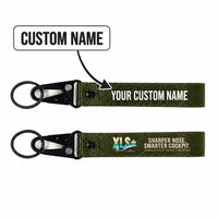 Thumbnail for Cessna Citation XLSPlus Hawk-Shaped Key Chains - Dark Green - Original - Personalized