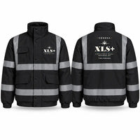 Thumbnail for Cessna Citation XLSPlus Reflective Winter Jackets - Heritage - Black