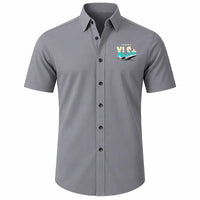 Thumbnail for Cessna Citation XLSPlus - Short Sleeve Shirt - Original - Gray