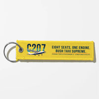 Thumbnail for Cessna T207A Stationair 8 Aviator Key Chains - Yellow - Original