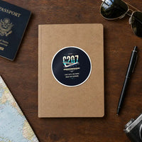 Thumbnail for Cessna T207A Stationair 8 - Original - Circle Sticker - Notebook
