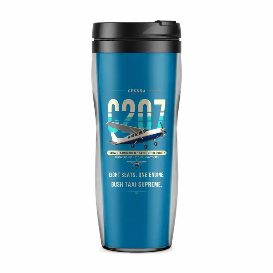 Cessna T207A Stationair 8 - Original - Plastic (No Holder) - Light Blue