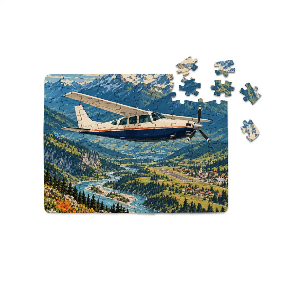 Cessna T210N Centurion - 3D - Puzzle
