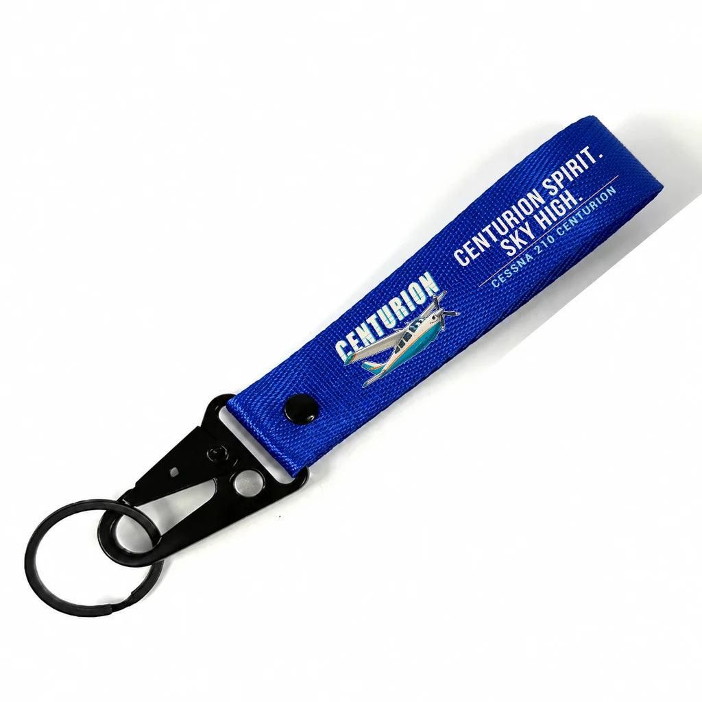 Cessna T210N Centurion Hawk-Shaped Key Chains - Blue - Cartoon