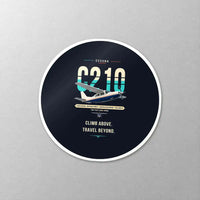 Thumbnail for Cessna T210N Centurion - Original - Circle Sticker - Close-up