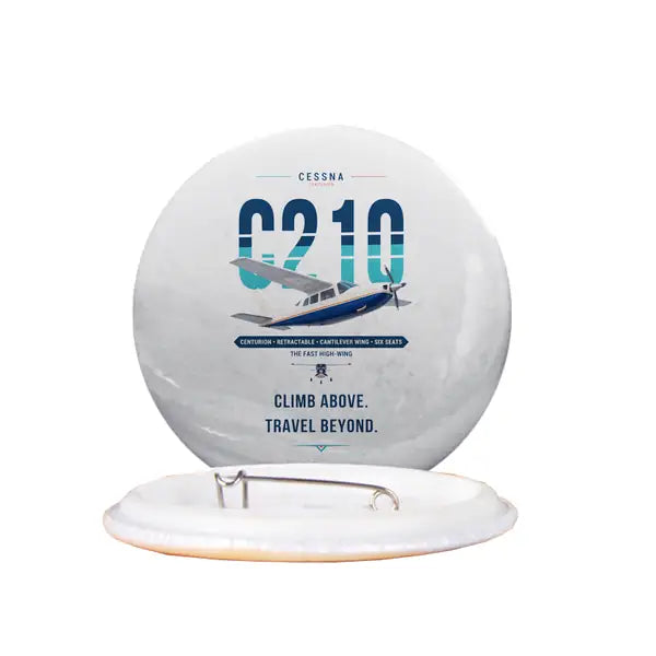 Cessna T210N Centurion - Original - Pin - White