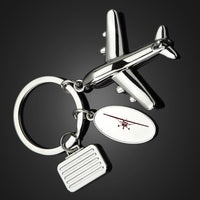Thumbnail for Cessna 172 Silhouette Designed Suitcase Airplane Key Chains