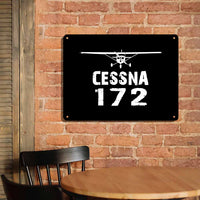 Thumbnail for Cessna 172 & Plane Printed Metal Sign