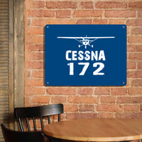Thumbnail for Cessna 172 & Plane Printed Metal Sign