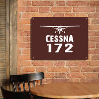 Thumbnail for Cessna 172 & Plane Printed Metal Sign