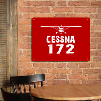 Thumbnail for Cessna 172 & Plane Printed Metal Sign