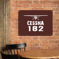Thumbnail for Cessna 182 & Plane Printed Metal Sign