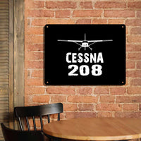 Thumbnail for Cessna 208 & Plane Printed Metal Sign