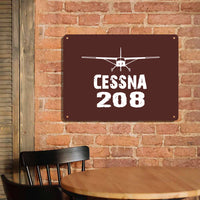 Thumbnail for Cessna 208 & Plane Printed Metal Sign