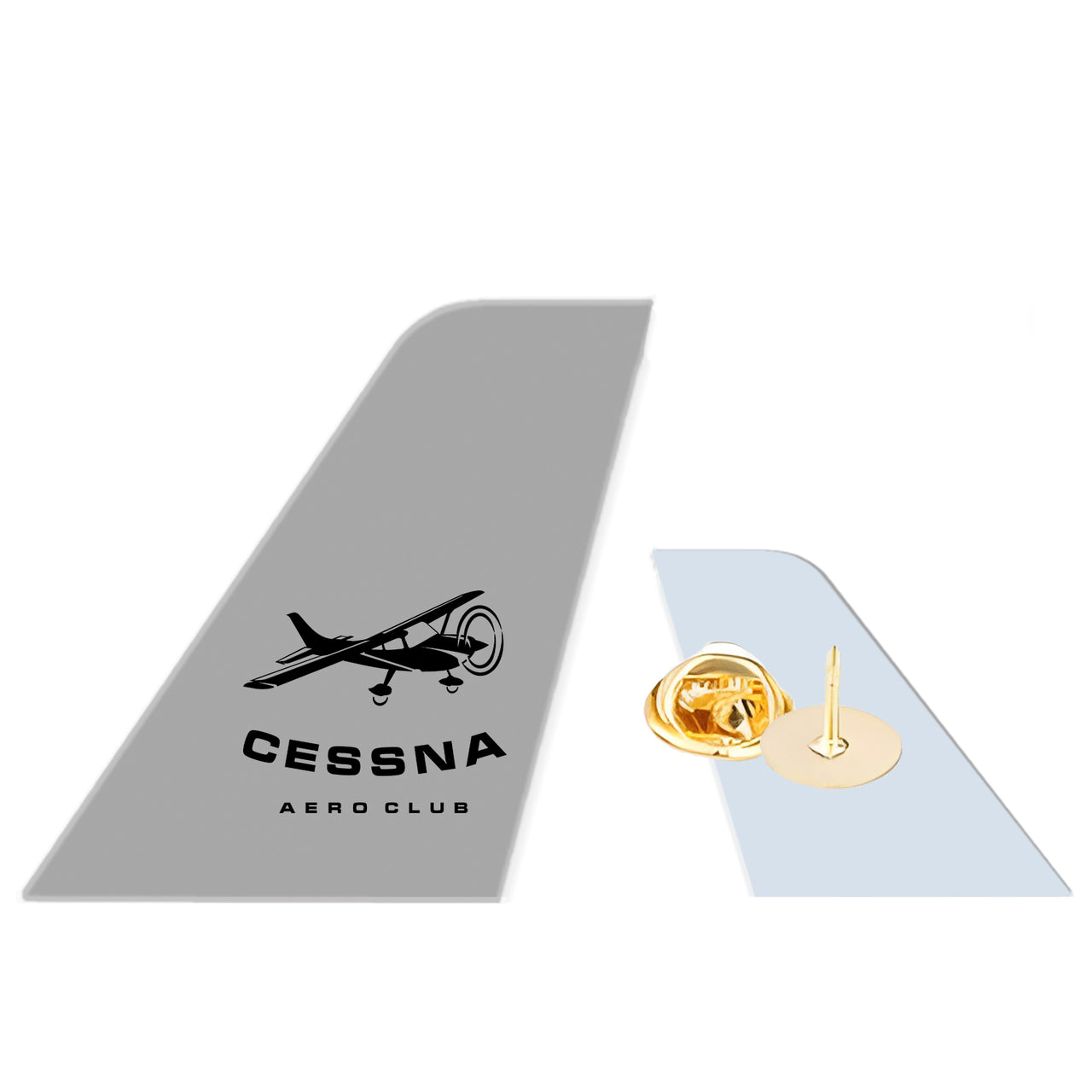 Cessna Aeroclub Designed Tail Shape Badges & Pins
