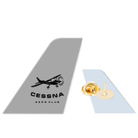 Thumbnail for Cessna Aeroclub Designed Tail Shape Badges & Pins