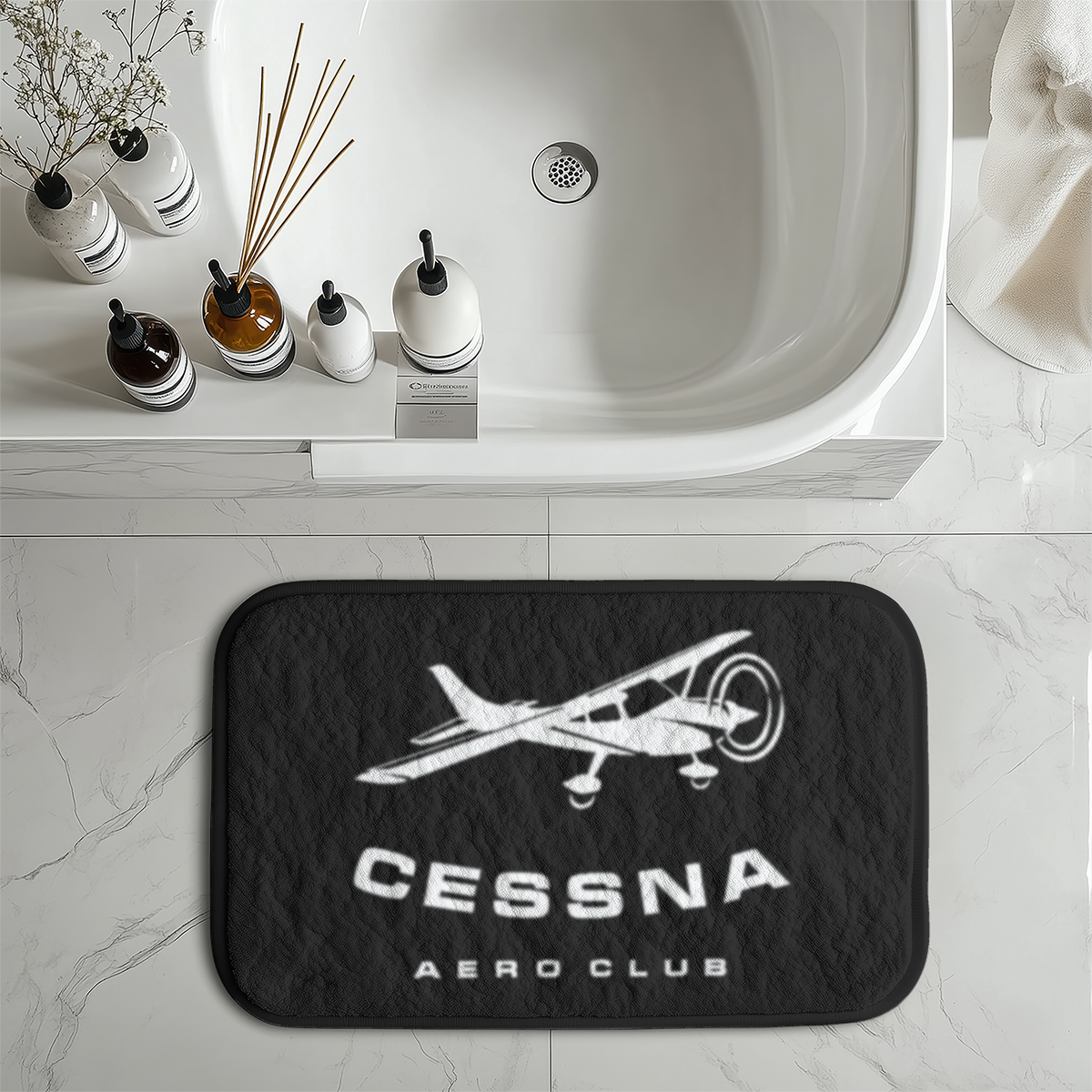 Cessna Aeroclub Designed Bath Mats
