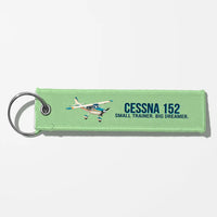 Thumbnail for Cartoon Cessna 152 Aviator Key Chains - Light Green