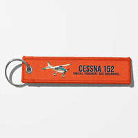 Thumbnail for Cartoon Cessna 152 Aviator Key Chains - Orange