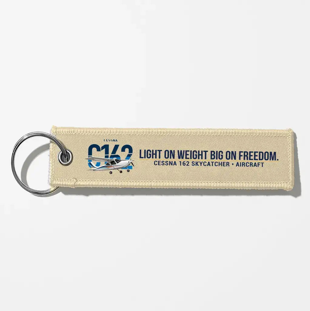 Cessna 162 Skycatcher Aviator Key Chains - Beige