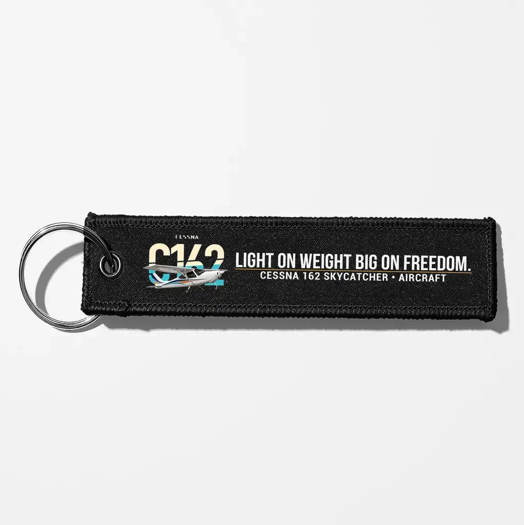 Cessna 162 Skycatcher Aviator Key Chains - Black