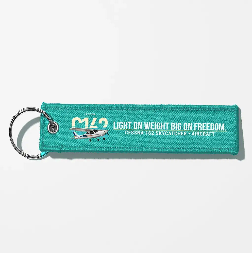 Cessna 162 Skycatcher Aviator Key Chains - Turquoise