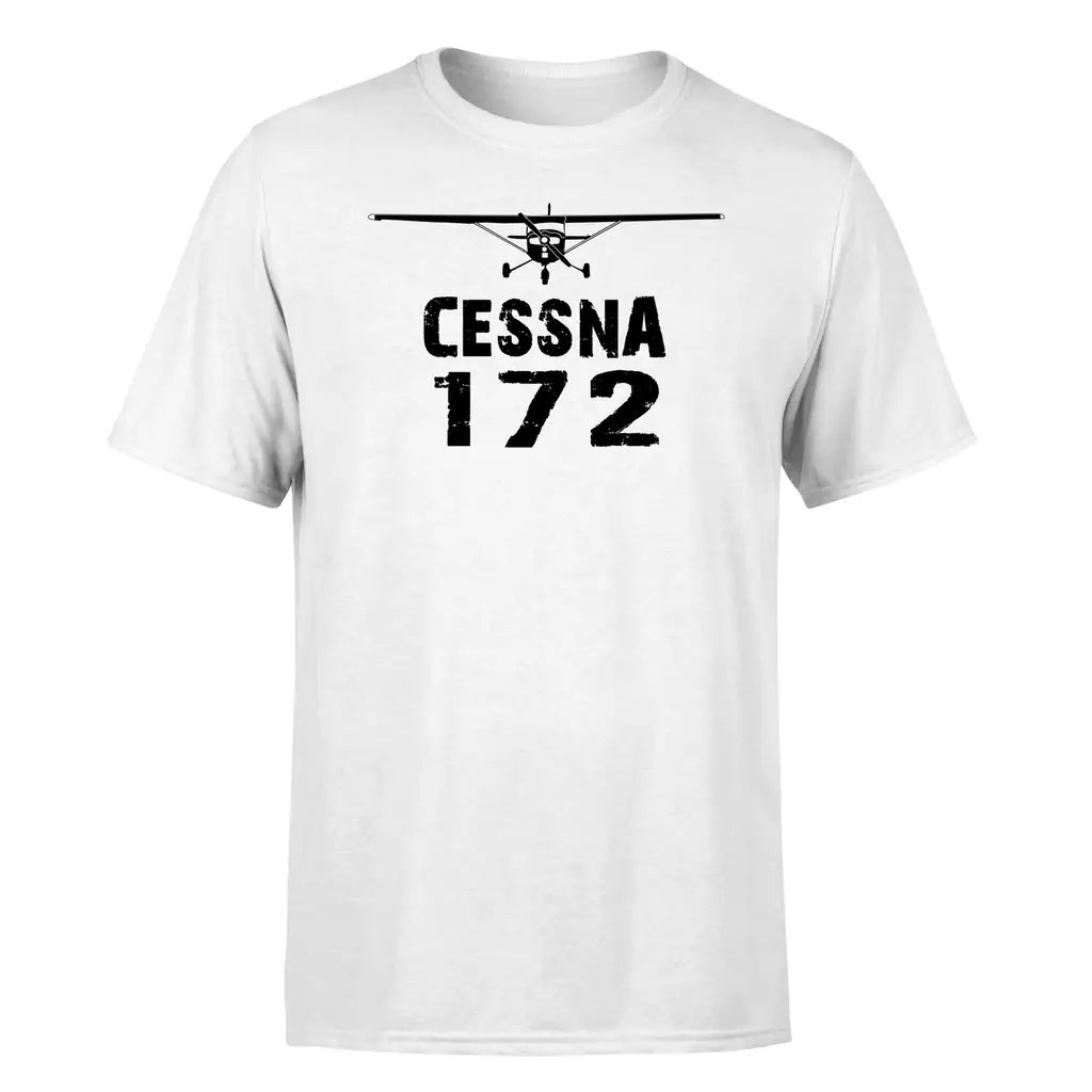 Cessna 172 & Plane design on white single side