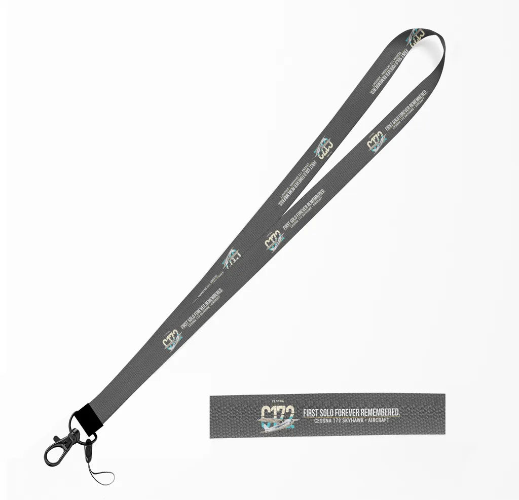 Cessna 172 Skyhawk lanyard - gray