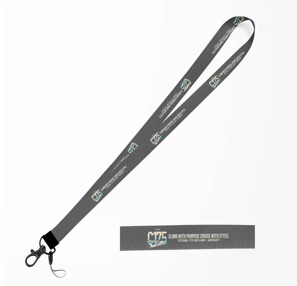 Cessna 175 Skylark lanyard - gray