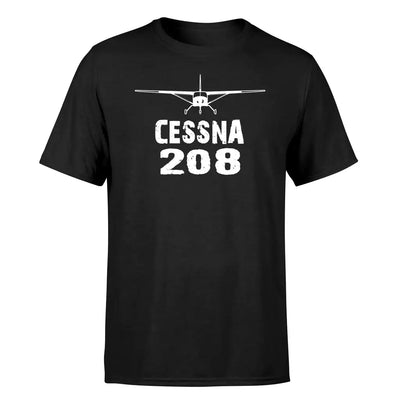 Cessna 208 & Plane design on black single side