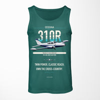 Thumbnail for Cessna 310R design on green tank top