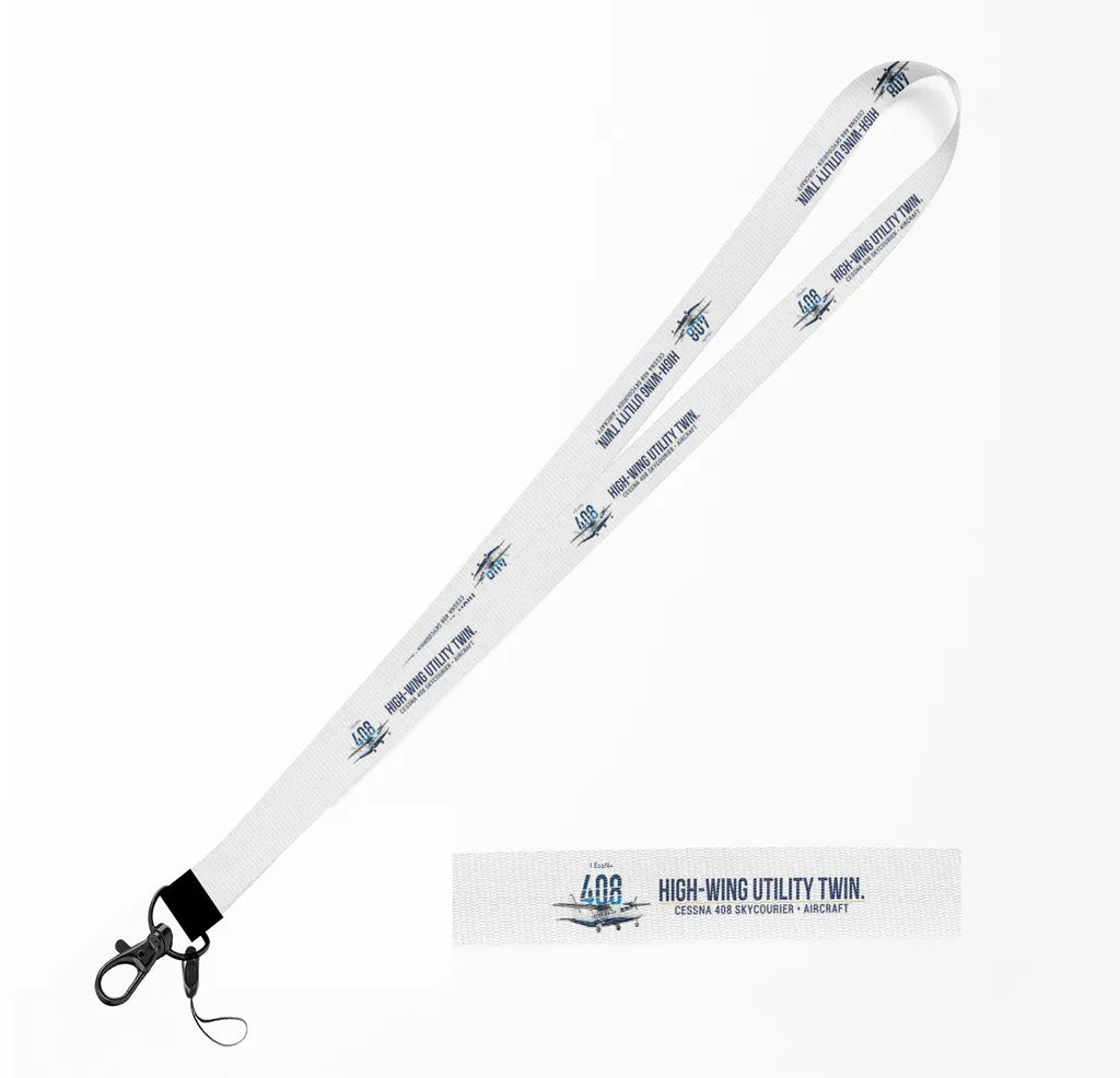 Cessna 408 SkyCourier lanyard - white