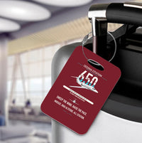 Thumbnail for Cessna Citation 650 - Citation III design on dark red acrylic luggage tags, double-side print