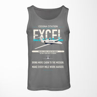 Thumbnail for Cessna Citation Excel design on gray tank top
