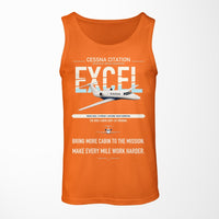 Thumbnail for Cessna Citation Excel design on orange tank top
