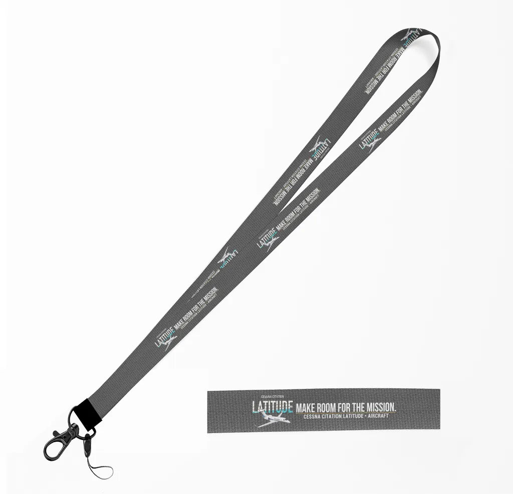 Cessna Citation Latitude lanyard - gray