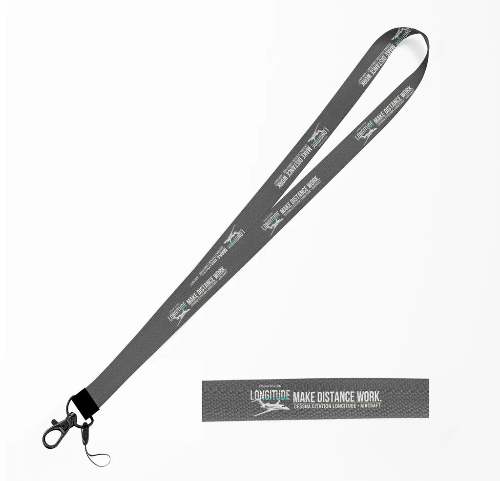 Cessna Citation Longitude lanyard - gray