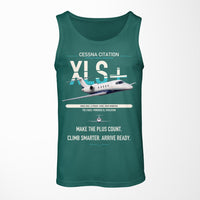 Thumbnail for Cessna Citation XLSPlus design on green tank top